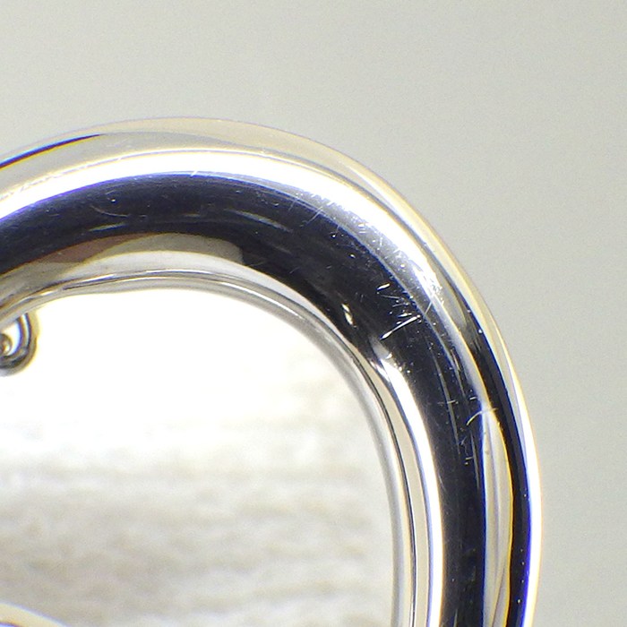  ミキモト MIKIMOTO ネックレス ハート 1ポイント パール 4.5mm珠 K18WG 【中古】