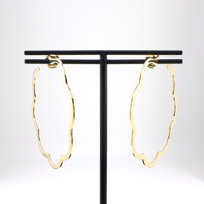 シャネル CHANEL】ピアス カメリア フープ K18YG | ジェイビーワークス