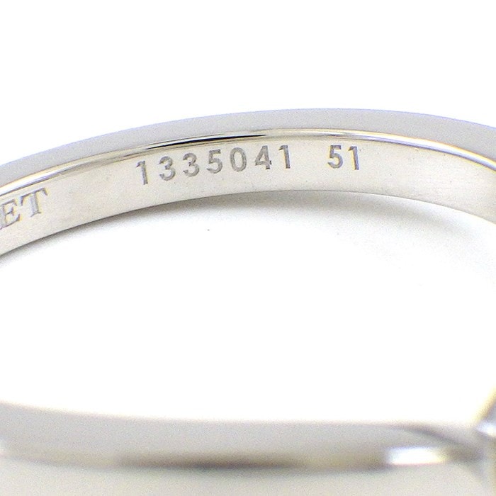ショーメ Chaumet リング ジョゼフィーヌ エグレット ペアシェイプ ドロップ V 2ポイント ダイヤモンド PT950 10.5号 / #51 【中古】