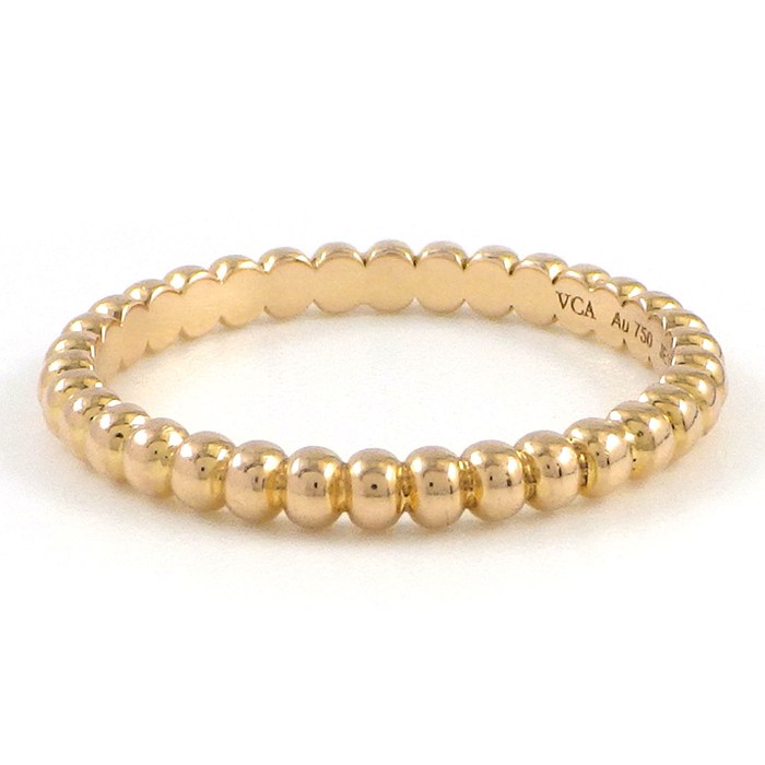 ヴァンクリーフ＆アーペル Van Cleef & Arpels リング ペルレ ゴールドパール スモール VCARPJMF49 K18PG 8.5号 / #49 【中古】