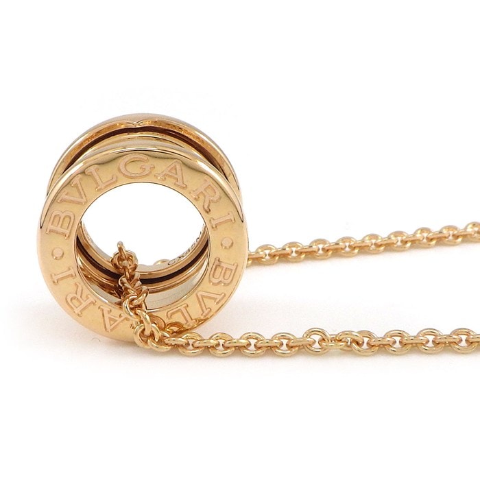 ブルガリ BVLGARI ネックレス B-zero1 ビーゼロワン 335924 K18PG 【中古】