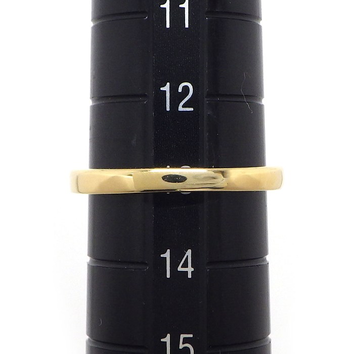 ティファニー Tiffany & Co. リング フローラ 1ポイント ルビー ハーフサークル ダイヤモンド K18YG 13号 【中古】