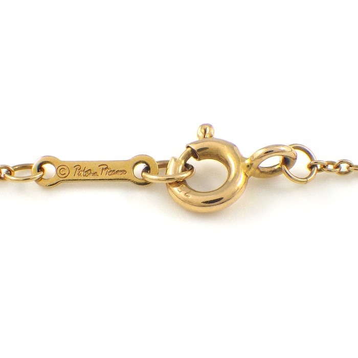 ティファニー Tiffany & Co. ネックレス グラフィティ ラブ スモール 60021408 オンライン 一部店舗限定 ダイヤモンド 計0.15ct K18PG 【中古】