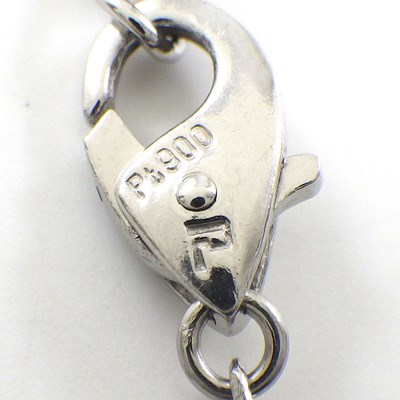 ポーラ POLA ネックレス キーモチーフ パヴェ ダイヤモンド 計0.244ct PT900 【中古】