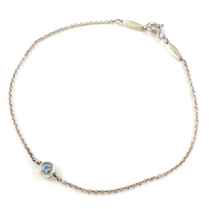 Tiffany & Co. カラー バイ ザ ヤード アクアマリン ブレスレット