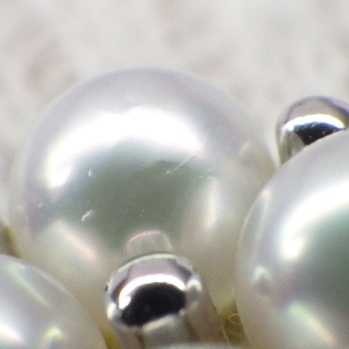 ミキモト MIKIMOTO ピアス PE-1775PU アコヤ真珠 3.5mm珠 K18WG 【中古】