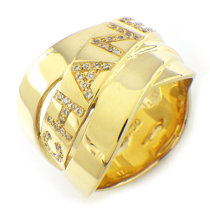 シャネル CHANEL リング ボルディック シグネチャー ワイド リボン  