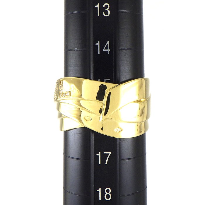 シャネル CHANEL リング ボルディック シグネチャー ワイド リボン  