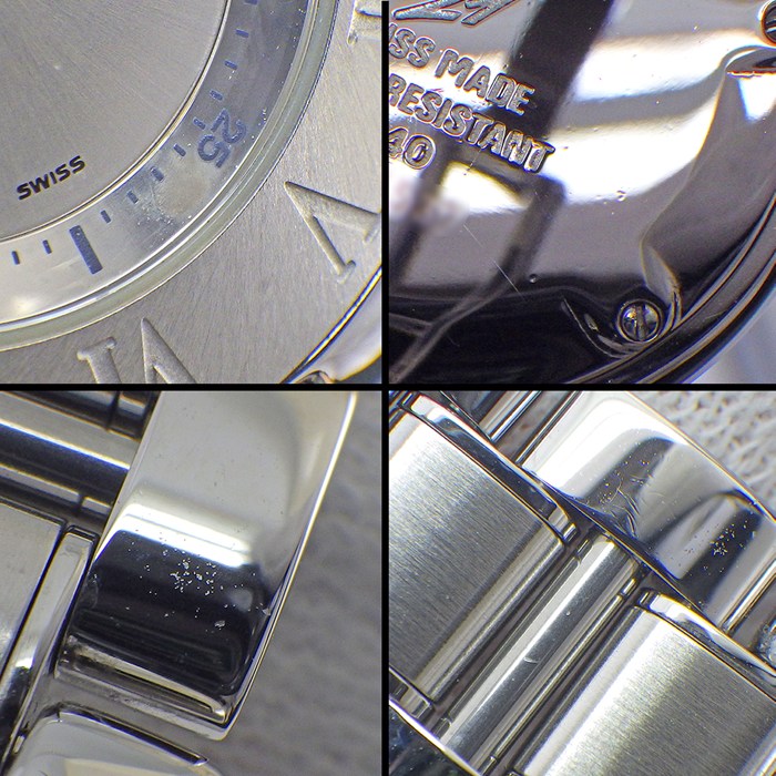 カルティエ Cartier 腕時計 マスト21 W10109T2 サンレイ シルバー文字盤 ローマンインデックス SS クオーツアナログ 【中古】