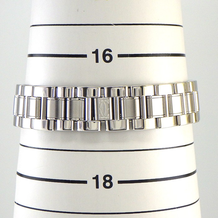 カルティエ Cartier 腕時計 マスト21 W10109T2 サンレイ シルバー文字盤 ローマンインデックス SS クオーツアナログ 【中古】
