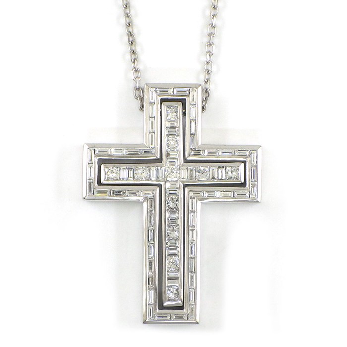 ダミアーニ DAMIANI ネックレス ベルエポック L ダイヤモンド K18WG 【中古】