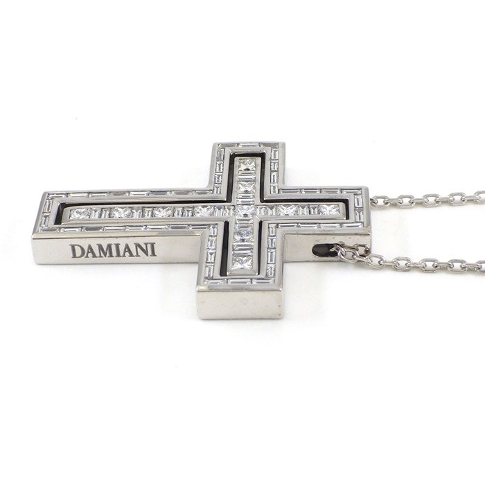 ダミアーニ DAMIANI ネックレス ベルエポック L ダイヤモンド K18WG 【中古】