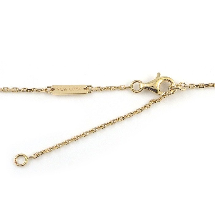 ヴァンクリーフ＆アーペル Van Cleef & Arpels ネックレス ヴィンテージアルハンブラ VCARA45900 ホワイト シェル K18YG 【中古】