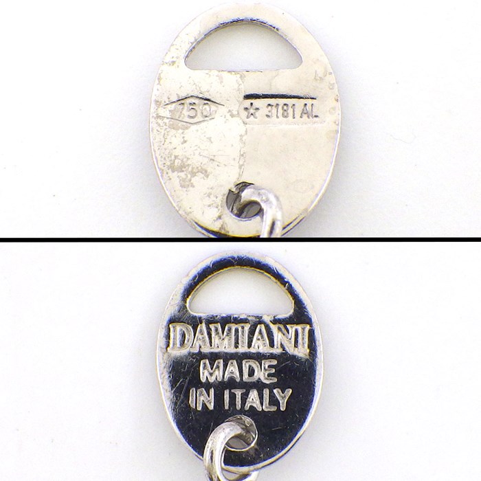 ダミアーニ DAMIANI ネックレス ベルエポック L ダイヤモンド K18WG 【中古】