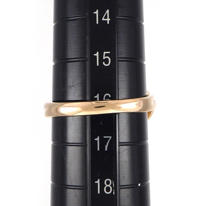 【ダイヤモンド】 リング ボウ リボン パヴェ ダイヤモンド 0.41ct K18PG 16号 【中古】