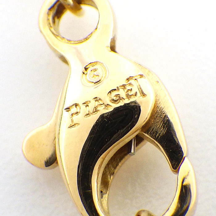 ピアジェ PIAGET ネックレス カクテル モチーフ レア ライム チェリー フルーツ 1ポイント オーバルカット ローズクォーツ 23ポイント グリーン ガーネット 2ポイント ピンク トルマリン 3ポイント ダイヤモンド K18YG 【中古】
