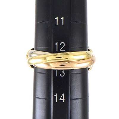 カルティエ Cartier リング パンテール パンサーモチーフ スリーカラー エメラルド オニキス K18PG K18WG K18YG 12.5号 / #53 【中古】