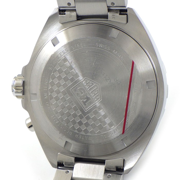 タグ・ホイヤー TAG Heuer 腕時計 フォーミュラ1 WAZ111A.BA0875 ブラック文字盤 デイト 夜光針/インデックス スモールセコンド アラーム SS クオーツアナログ 【箱・保付き】 【中古】