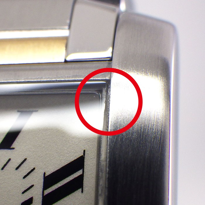 カルティエ Cartier 腕時計 タンクフランセーズ MM W51012Q4 ローマ数字インデックス スクエア ホワイト文字盤 白 デイト K18YG SS クオーツアナログ 【中古】 Cartier - カルティエ Cartier 腕時計 タンク フランセーズ MM
