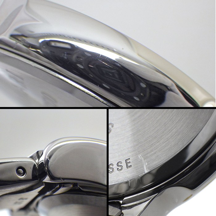 ブルガリ BVLGARI 腕時計 ソロテンポ ST35S デイト サンレイ ブルー文字盤 SS クオーツアナログ 【箱・保付き】 【中古】