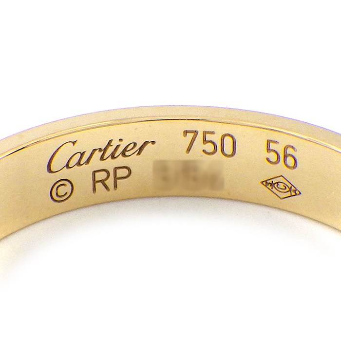 カルティエ Cartier リング ラブ スモールモデル SM B4085056 K18YG 15.5号 / #56 【中古】