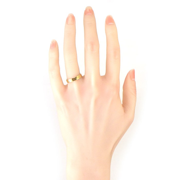 カルティエ Cartier リング ラブ スモールモデル SM B4085056 K18YG 15.5号 / #56 【中古】