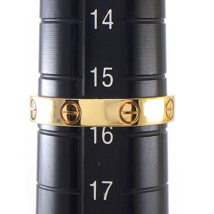 カルティエ Cartier リング ラブ スモールモデル SM B4085056 K18YG 15.5号 / #56 【中古】
