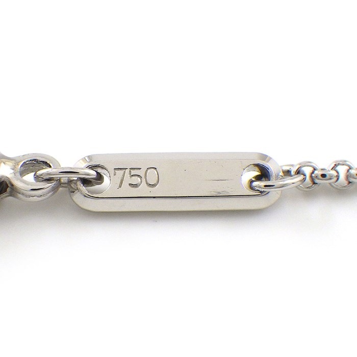 ショパール Chopard ネックレス ハッピーダイヤモンド サッカーボール 79/4656 2002年 ワールドカップ 記念 限定モデル ムービング 1ポイント ダイヤモンド K18WG 【中古】