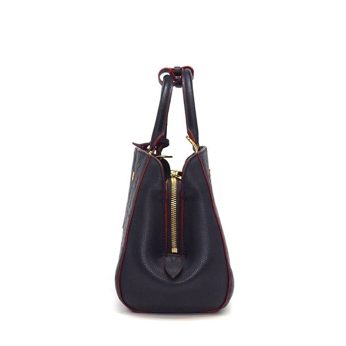 ルイ・ヴィトン LOUIS VUITTON ハンドバッグ モンテーニュ BB M42747 2017年 マリーヌルージュ モノグラムアンプラントレザー 【中古】