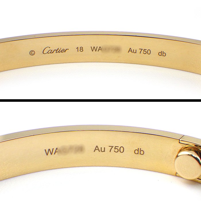 カルティエ Cartier バングル ラブ クラシックモデル B6067518 K18YG / #18 【現行型】【中古】