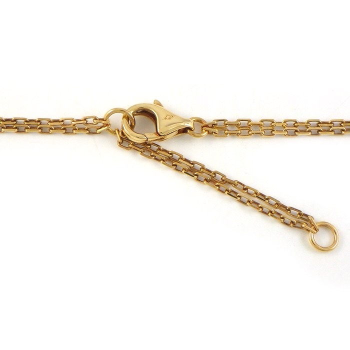 カルティエ Cartier ネックレス ラブサークル B7219500 2ポイント ダイヤモンド 計0.03ct K18YG 【中古】