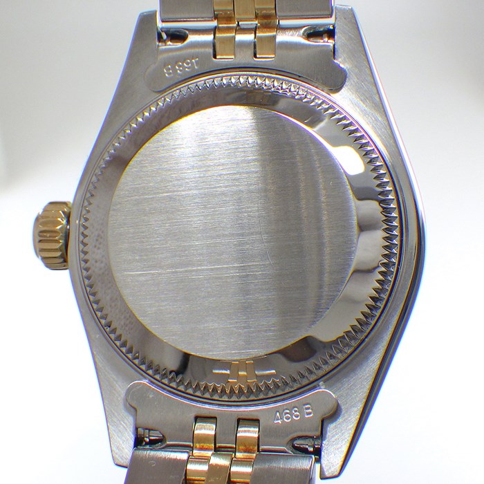 ロレックス Rolex 腕時計 デイトジャスト 79173NG K番 2001年 10ポイント ダイヤインデックス ホワイトシェル文字盤 デイト K18YG SS 自動巻き 【箱・保付き】 【中古】
