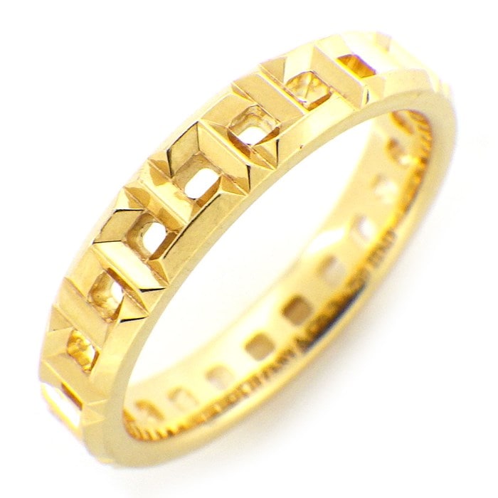 Tiffany & Co. ティファニー K18RGトゥルーナローリング 14号