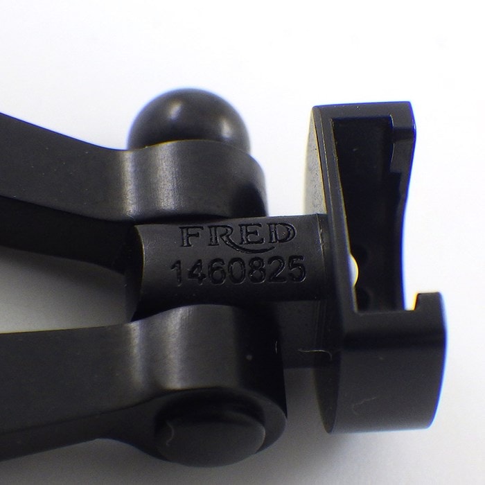 フレッド FRED ブレスレット フォース10 LM OB0164 ブラック ダイヤモンド 計0.32ct チタン SS 黒 【箱・保付き】 【中古】