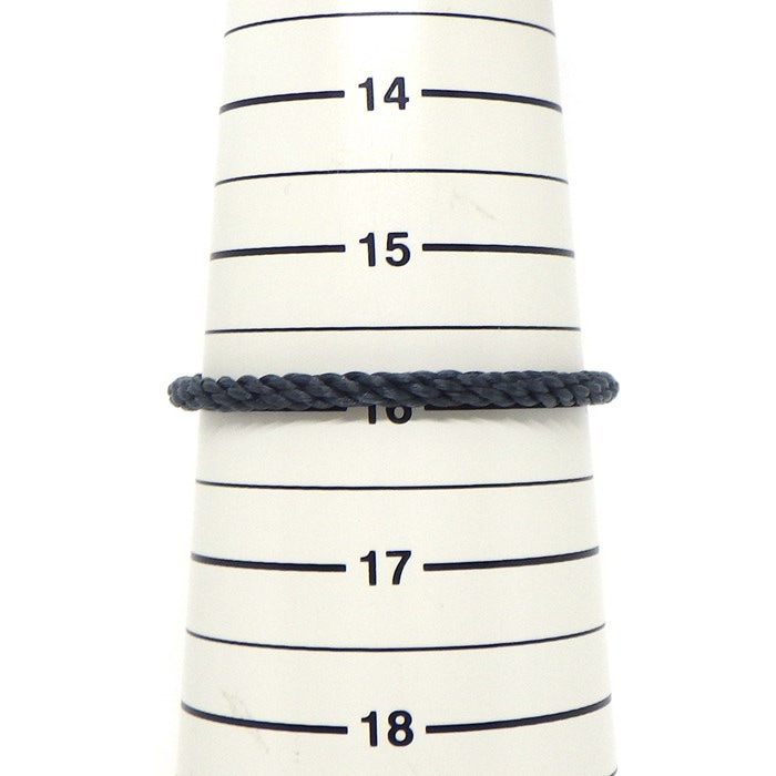 フレッド FRED ブレスレット フォース10 LM OB0164 ブラック ダイヤモンド 計0.32ct チタン SS 黒 【箱・保付き】 【中古】