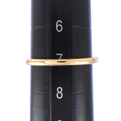 カルティエ Cartier リング エタンセル ドゥ B4216747 1ポイント エメラルドカット ダイヤモンド 0.18ct 22ポイント ハーフ エタニティ サークル ラウンドカット ダイヤモンド 計0.10ct K18PG 7号 / #47 【中古】