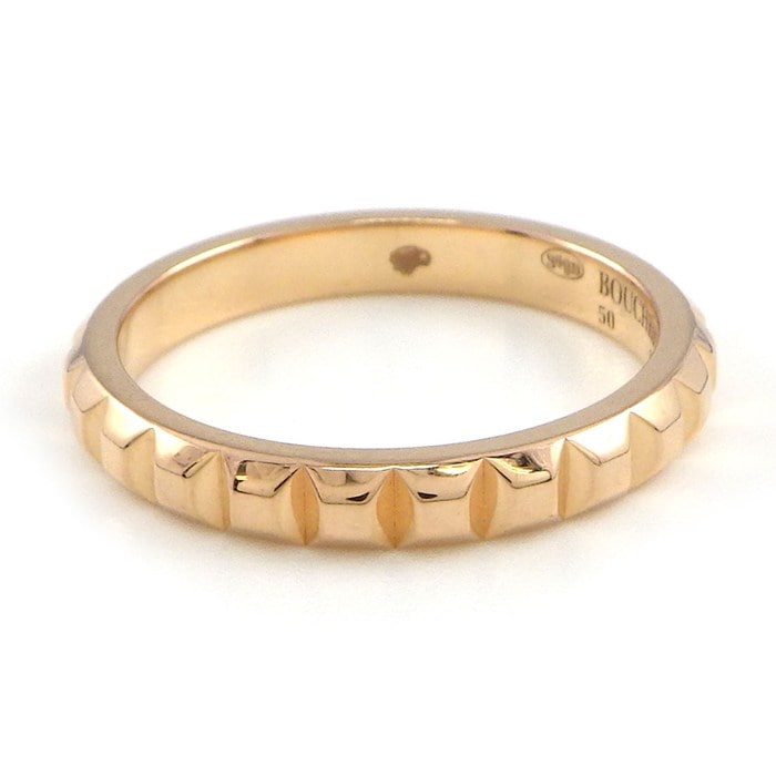 ブシュロン BOUCHERON リング キャトル クルドパリ ミディアム JAL00108 K18PG 10号 / #50 【中古】