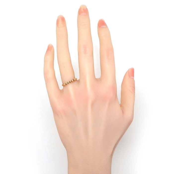 ブシュロン BOUCHERON リング キャトル クルドパリ ミディアム JAL00108 K18PG 10号 / #50 【中古】