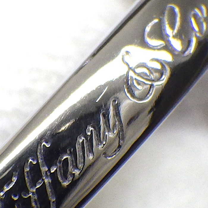 ティファニー Tiffany & Co. リング ノーツ ルシダ ロゴ PT950 19号 【中古】