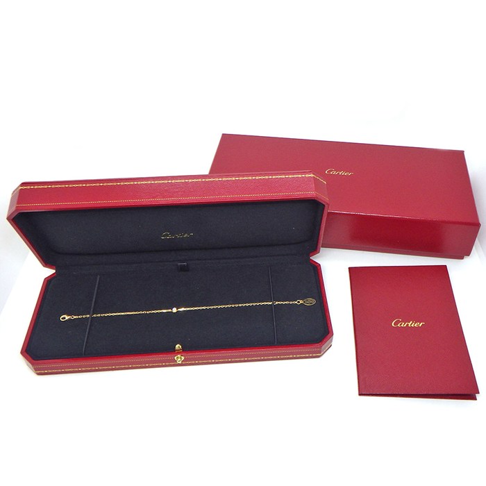 カルティエ Cartier ブレスレット ダムール SM ディアマン レジェ B6043300 ダイヤモンド 0.09ct K18YG 【箱・保付き】 【中古】