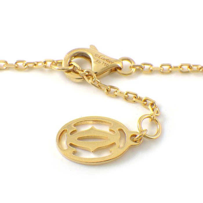 カルティエ Cartier ブレスレット ダムール SM ディアマン レジェ B6043300 ダイヤモンド 0.09ct K18YG 【箱・保付き】 【中古】