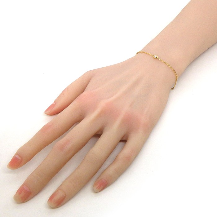 カルティエ Cartier ブレスレット ダムール SM ディアマン レジェ B6043300 ダイヤモンド 0.09ct K18YG 【箱・保付き】 【中古】