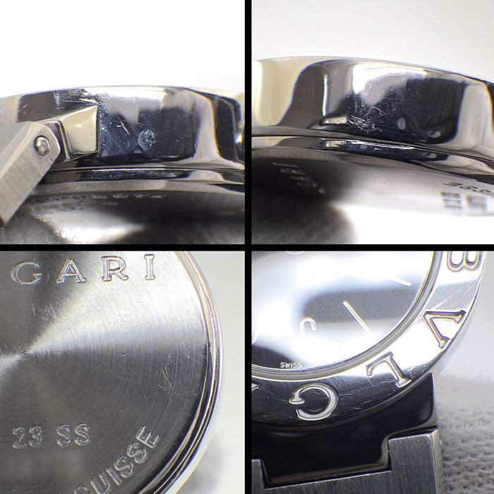 ブルガリ BVLGARI 腕時計 ブルガリブルガリ BB23SS ブラック文字盤 デイト SS クオーツアナログ 【中古】