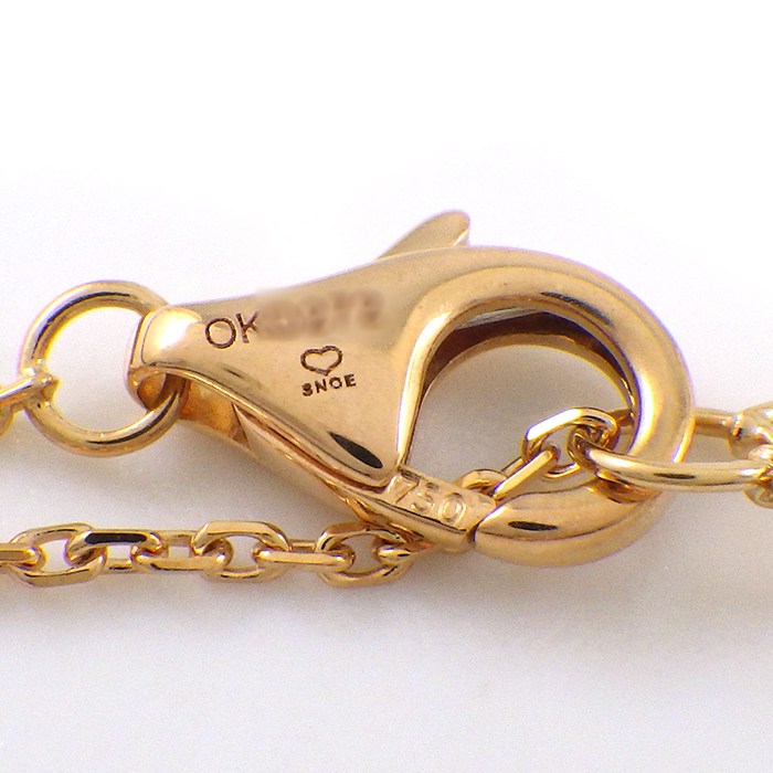 カルティエ Cartier ブレスレット トリニティ チェーン B6069815 スリーカラー 25ポイント ダイヤモンド 計0.20ct K18PG K18WG K18YG 【中古】