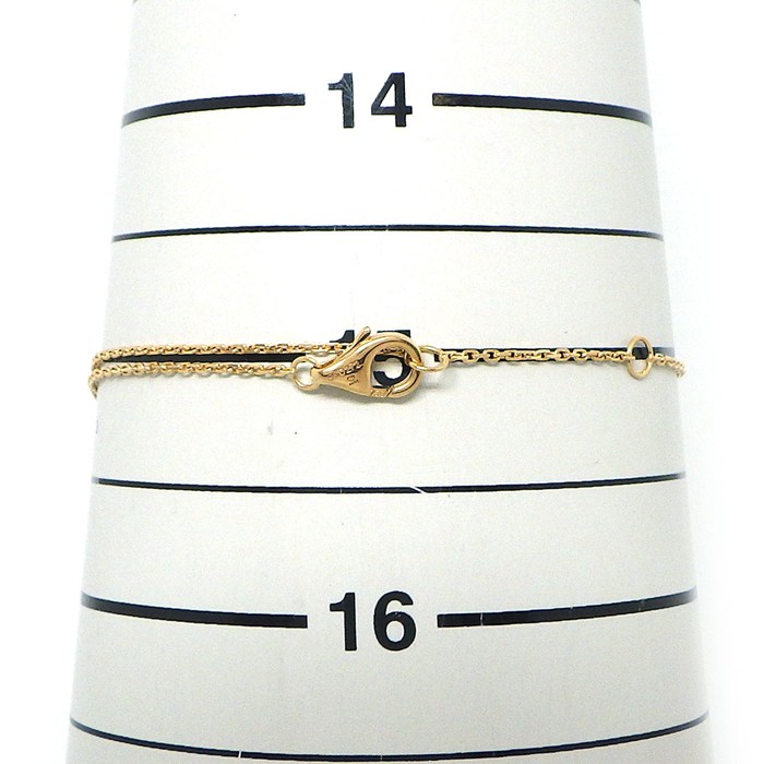 カルティエ Cartier ブレスレット トリニティ チェーン B6069815 スリーカラー 25ポイント ダイヤモンド 計0.20ct K18PG K18WG K18YG 【中古】