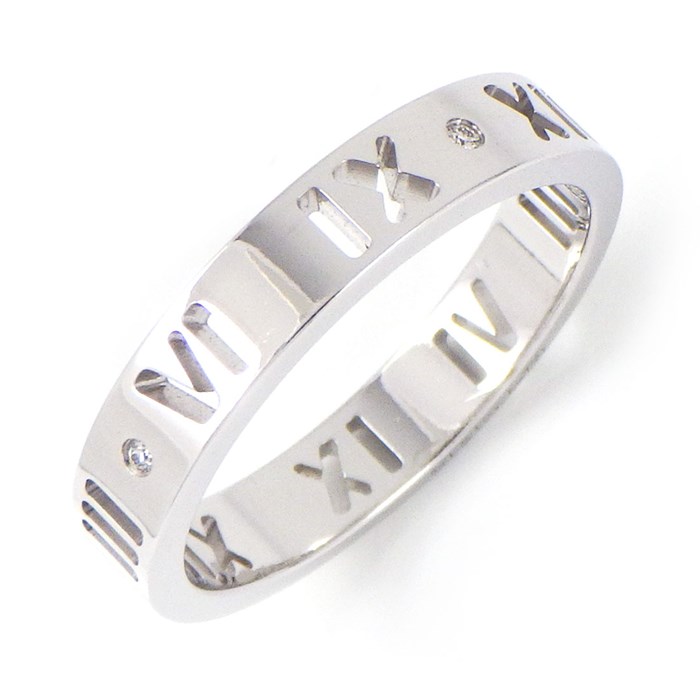 Tiffany & Co. アトラスピアスド ダイヤ 4P 11号 K18PG Tiffany & Co. アトラスピアスド ダイヤ 4P 11号 K18PG Tiffany