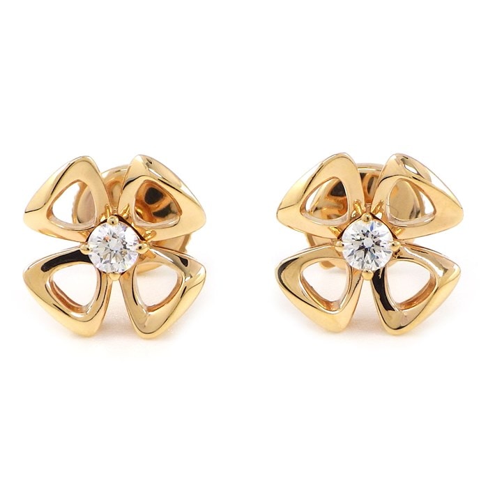 BVLGARI ゴールドフープピアス 楽天市場】【美品】ブルガリ 【BVLGARI】ビーゼロワン 18Kローズ