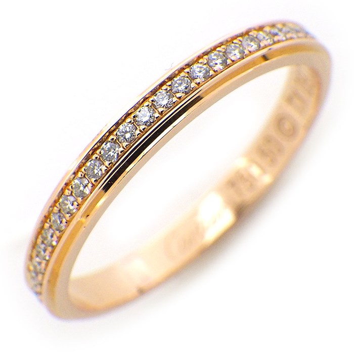 カルティエ Cartier リング タンク フランセーズ ダイヤモンド K18PG  