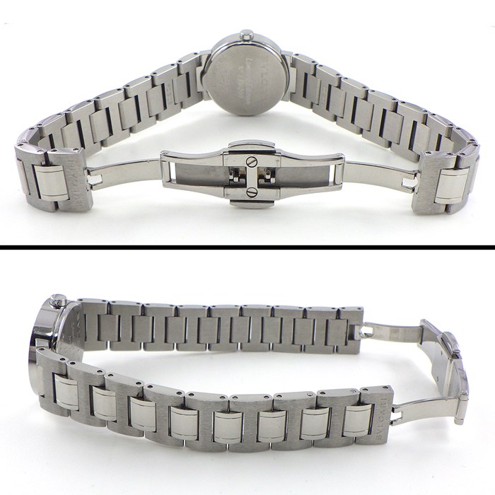 ブルガリ BVLGARI 腕時計 ブルガリ・ブルガリ BB23WSS/12CORJ 日本限定200本 12ポイント ルビーインデックス ホワイトシェル文字盤 SS クオーツアナログ 【箱・保付き】 【中古】