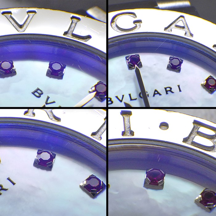 ブルガリ BVLGARI 腕時計 ブルガリ・ブルガリ BB23WSS/12CORJ 日本限定200本 12ポイント ルビーインデックス ホワイトシェル文字盤 SS クオーツアナログ 【箱・保付き】 【中古】